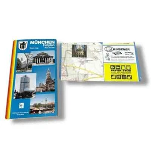 München Deutschland Stadtplan mit Karte Vintage in Deutsch - Bild 1 von 4