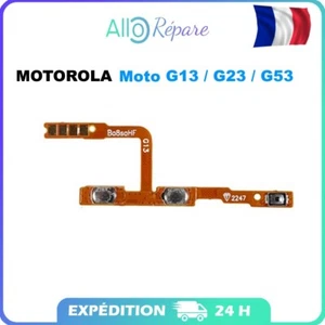 Nappe BOUTON POWER ON/OFF + volume  Motorola Moto G13 / G23 / G53 - Photo 1 sur 1