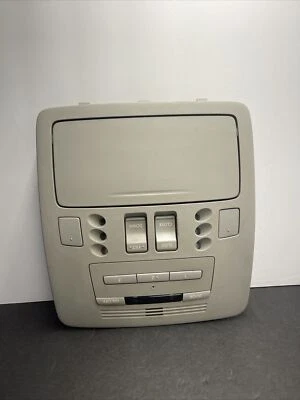 GRIS 2007-2008 LEXUS ES350 LUZ CÚPULA DELANTERA ENLACE PARA EL HOGAR INTERRUPTOR DE TECHO CORREDIZO OEM Foto 1 de 4