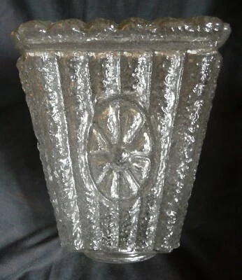 Globe à griffe verre D18 cm – lampe art déco/art nouveau – ref 4462 - Photo 1/4