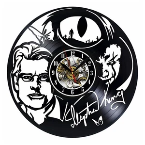 Reloj de pared de vinilo Stephen King - Decoración retro - Acento único para el hogar - Regalo perfecto - Imagen 1 de 4