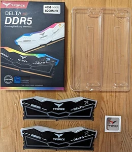 TeamGroup DDR5-8200 CL38 RAM 48GB (2x24GB) T-Force Delta RGB Lifetime Warranty!! - Bild 1 von 4