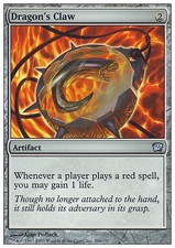 Magic the Gathering MTG Dragon's Claw (296) Ninth Edition   LP