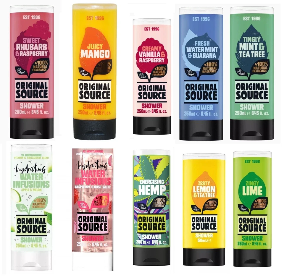 Original Source Duschgel Duschbad VEGAN vers. Sorten Showergel 250ml - Bild 1 von 1