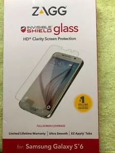 ZAGG Invisible Shield HD Clarity Screen Protector For Samsung Galaxy S6 - Picture 1 of 3