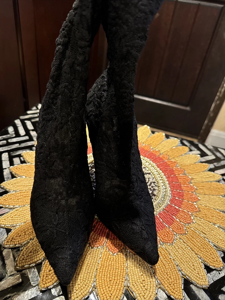 zapatos medias guipur mujer Foto 1 de 4