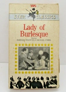 Star Classics Lady of Burlesque VHS Barbara Stanwyck Michael O'Shea - Picture 1 of 3