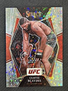 2022 Panini Select UFC Prizm Curtis Blaydes Silver Disco Premier #184