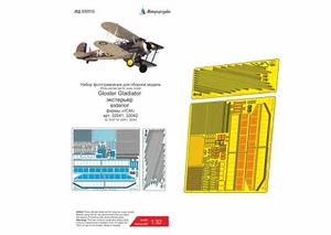 1/32 Gloster Gladiator 'Exterior' (ICM) Photo-etched detailing kit - Picture 1 of 10