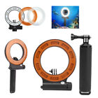 SL-109 40M Waterproof LED Ring Diving Underwater Fill Light for Sports Camera