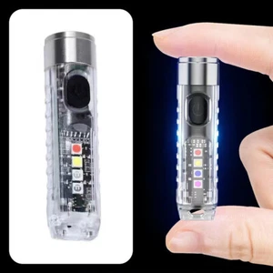 Mini Linterna Portátil Pesca LED Fuerte Llavero Con Imán Lámpara Libros USB - Imagen 1 de 12