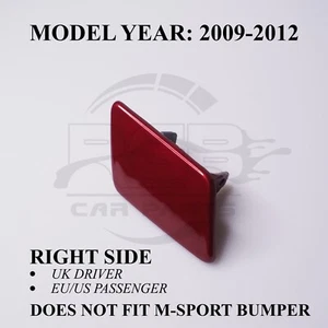Tapa cubierta arandela faro derecho para BMW X1 E84 SE 2009-2012 rojo bermellón A82 - Imagen 1 de 6