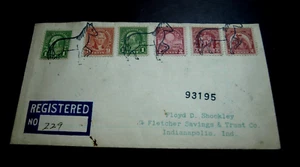 1930 REGISTRIERTE COVER VON GRAUEM HORSE, OKLA. MIT PFERD FANCY ABBRECHEN - Bild 1 von 2