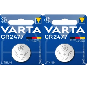 2 x Varta Electronics CR2477 Lithium Knopfzelle 3V (1er Blister) - Bild 1 von 9
