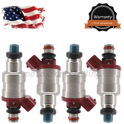 Inyector de combustible 4 piezas G60913250 para Mazda B2600 MPV 1990-1994 2,6 L 842-12112 FJ400 Foto 1 de 4