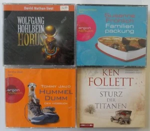 Hörbücher CD Sammlung - 4 verschiedene CDs (Ken Follett Sturz der Titanen,...) - Imagen 1 de 1