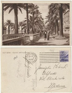 SANREMO - IMPERIA - GIARDINI DELL'IMPERATRICE - VIAGG. 1948 -72069- - Picture 1 of 1