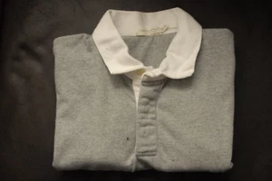 Suitsupply maglia rugby grigia manica lunga M puro cotone - Foto 1 di 5