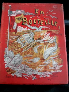 Cartonnage ! En bouteille ! Ernest d'Hervilly ! Furne Jouvet ! 1894 ! PM5  - Picture 1 of 4