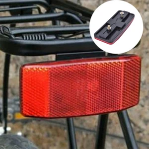 Bicycle Bike Warning Reflector Racks New Disc Rear Pannier Safety Caution - Picture 1 of 10