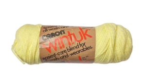 Caron Vintage Wintuk 100% Acrylic BABY YELLOW 3012 Yarn Skein 4 oz Skein - Picture 1 of 5