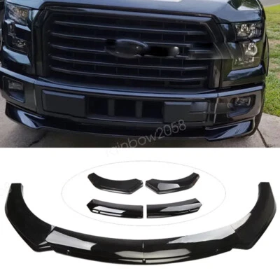 For Ford Fusion Glossy Black Front Bumper Chin Lip Spoiler Splitter Body Kit - Imagem 1 de 4