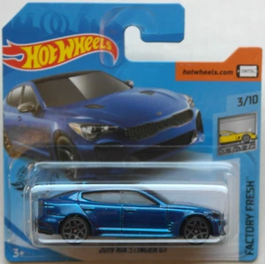 Hot Wheels 2019 Kia Stinger GT blu metallizzato nuovo/confezione originale HW Mattel auto car auto 19 - Foto 1 di 5