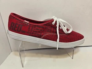 Taylor Swift Keds Limited Edition Tour rote Canvas-Spitzensneaker Damengröße 9,5 - Bild 1 von 14