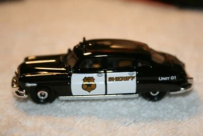 MATCHBOX MBX Valley Sheriff ‘51 Hudson Hornet Black & White Police Car Loose - Image 1 of 4