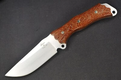 Busse Combat Custom Park Ranger .15" hoja INFI satinada, mango completo de madera Bubinga Foto 1 de 4