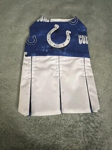 NFL Indianapolis Colts Cheerleader Dress For Small Dog - Picture 1 of 4