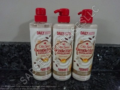 3 Old Spice Gentleman's BROWN SUGAR + COCOA BUTTER Exfoliating Body Wash 18 oz. - Image 1 of 4