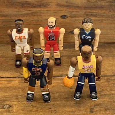 Lote de 5 mini figuras de la NBA de construcción C3 Kobe Lebron Foto 1 de 4
