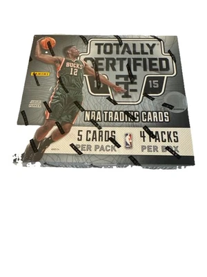 2014-15 Totally Certified Basketball Hobby Box LeBron Steph Curry Kobe Rookies - Image 1 of 2