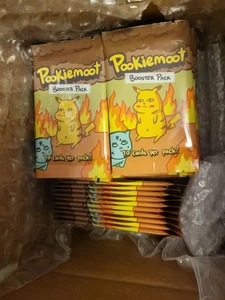 Pookiemoot Set 1 50 Booster Packs - Pokemon Parody Fan Art - Picture 1 of 1
