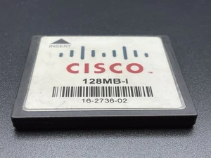 Cisco 128MB Compact Flash CF Memory Card - Tested - Tracked Post - Picture 1 of 2