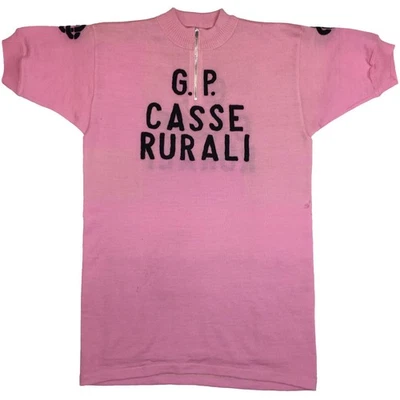 Camiseta Silvestro Milani, 1978 Race Leader's Jersey, autêntica vintage de ciclismo - Imagem 1 de 4