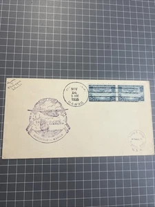 SOBRE DE CUBIERTA DE COLECCIÓN PRIMER VUELO HONOLULU A MANILA 1935 SELLO CORREO AÉREO - Imagen 1 de 6