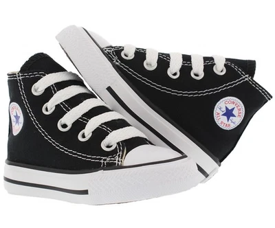Zapatos Converse Chuck Taylor All Star Hi para bebés/niños pequeños talla 2, color: negro Foto 1 de 4
