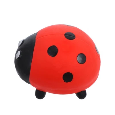  Latex Dog Ladybug Squeaky Toy Chew Toy for Puppies Durable for Teething and - Image 1 of 4