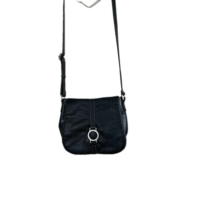 MOSSIMO Bolso de Hombro de Cuero Cartera Cuero Genuino Cromo Herrajes Foto 1 de 4