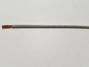 WHITE GXL 12 AWG AUTOMOTIVE WIRE WITH LEGEND PRINT HIGH TEMP  COPPER USA 25' - Picture 1 of 1