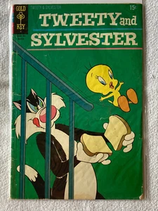 Lector de cómics Tweety & Sylvester #17 1971 (TV) en muy buen estado/en muy buen estado + clave dorada - Imagen 1 de 1
