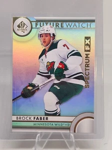Reloj Future Spectrum FX Brock Faber RC #S-68 BOUNTY 2023-24 SP auténtico - Imagen 1 de 2
