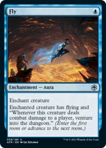 [4x] Fly - Foil Near Mint, English Adventures in the Forgotten Realms MTG Magic - Picture 1 of 1