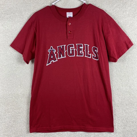 Los Angeles Angels Adult Medium M T Shirt MLB Adult Medium 14 Short Sleeve Shirt Cover