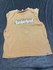 Vintage Timberland Shirt Mens 2 Extra Large Muscle Embroidered Work Flawed USA