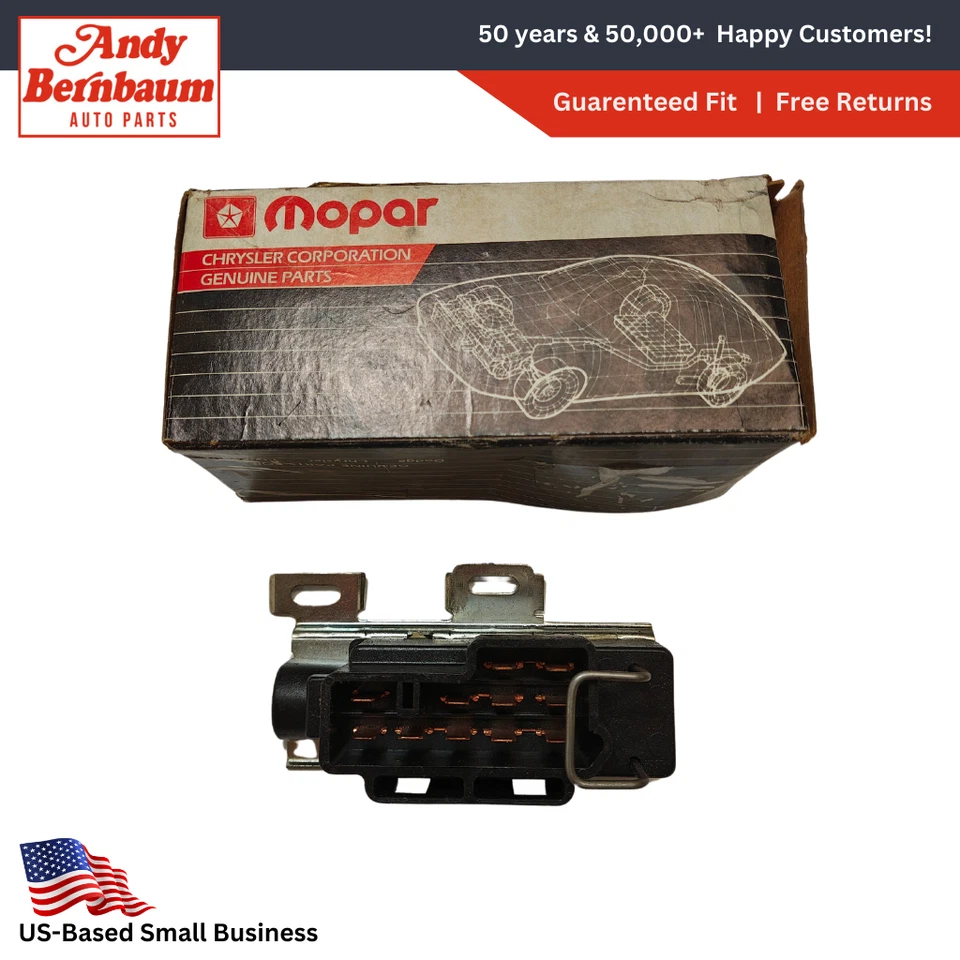 1981-1992 Chrysler Dodge interruptor de partida de ignição sem roda de inclinação 3747882 novo na caixa - Imagem 1 de 4