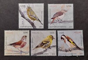 Greece 2014 stamps Song bird of Greek countryside full set used