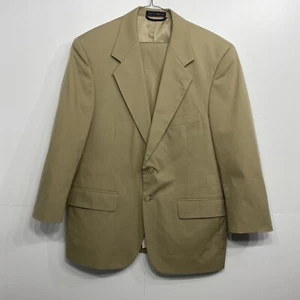 HASPEL PURITAN of CAPE COD Beige Suit S41 Jacket-Pants SW 35 - Picture 1 of 23